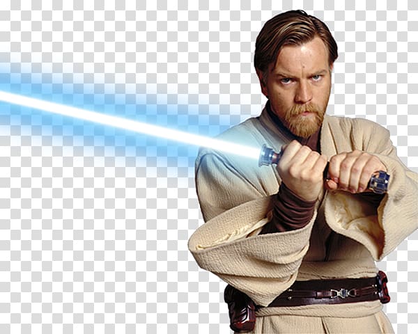Ewan McGregor Obi-Wan Kenobi Star Wars: The Clone Wars Anakin Skywalker, star wars transparent background PNG clipart