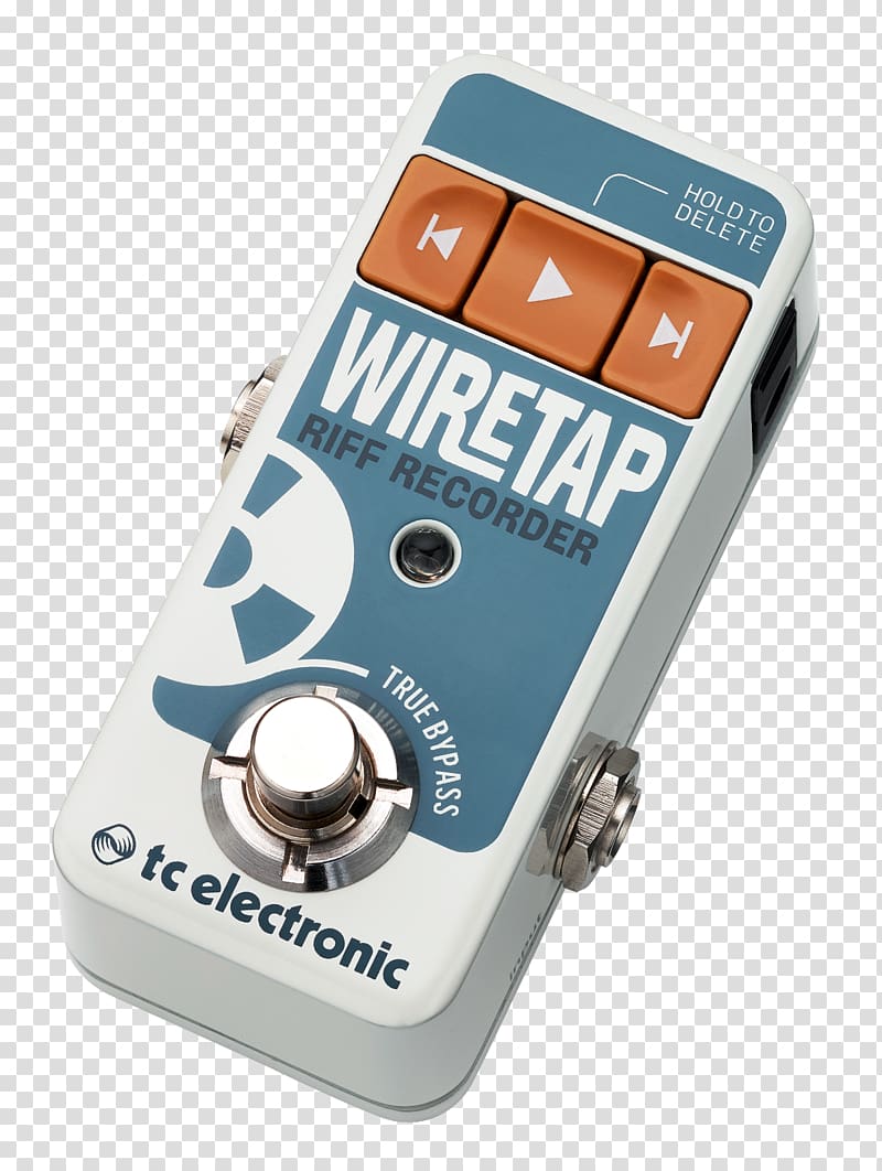 TC Electronic Wiretap Riff Recorder Effects Processors & Pedals Electric guitar, guitar transparent background PNG clipart