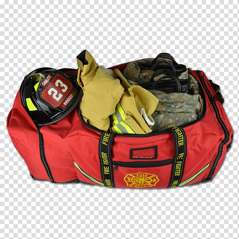 Bag Bunker gear Firefighter Backpack Emergency medical technician, Shoulder Strap transparent background PNG clipart