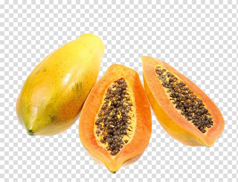 Papaya Auglis Banana Melon Food, papaya transparent background PNG clipart