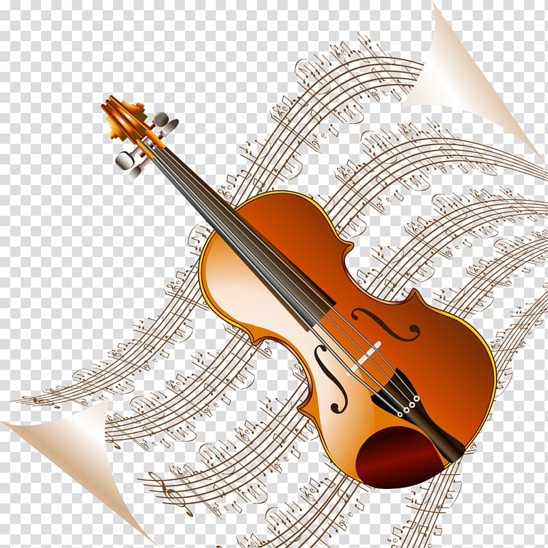 Musical Instruments Violin Musical note, Music instruments transparent background PNG clipart