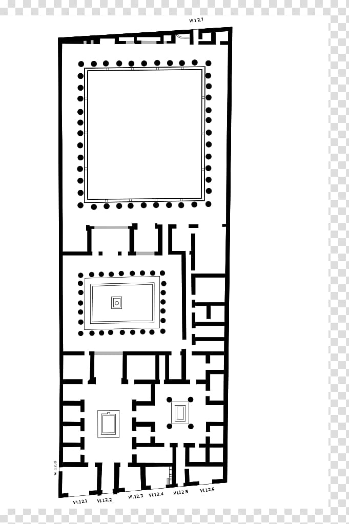 House Of The Faun House Of The Vettii Floor Plan House Transparent Background PNG Clipart