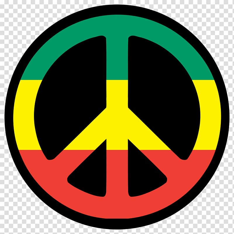 T-shirt Rastafari Peace symbols , Peace Sighn transparent background PNG clipart