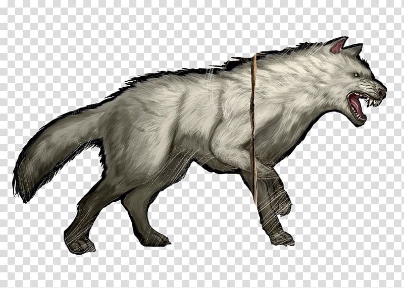 ARK: Survival Evolved Hyena Dog Dire wolf Thylacoleo, Ark Survival transparent background PNG clipart