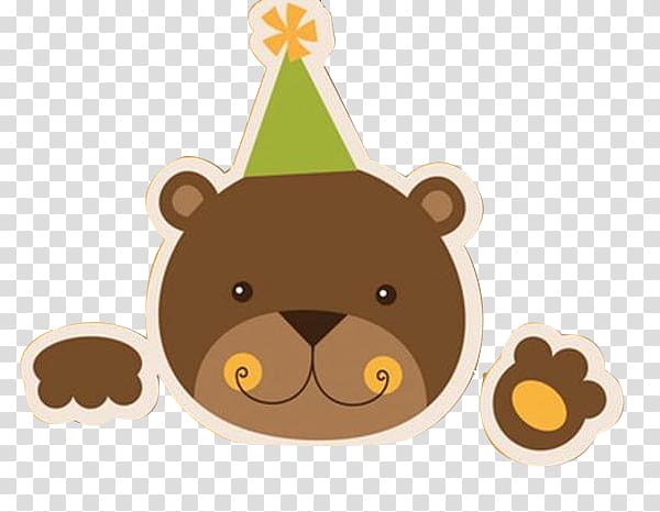 Teddy bear Birthday cake Cartoon, Cartoon bear transparent background PNG clipart