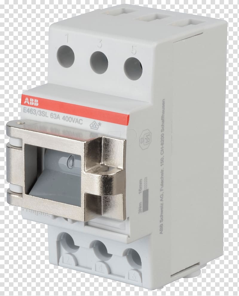 Circuit breaker Electrical Switches Distribution board Ausschaltung Hauptschalter, sl transparent background PNG clipart