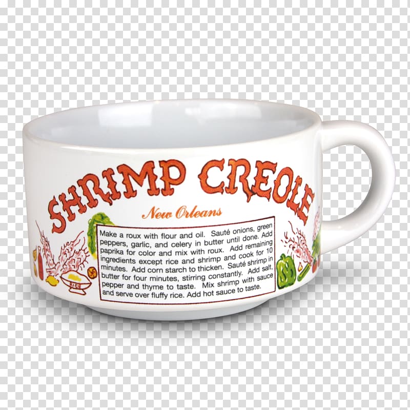 Gumbo Shrimp Creole Cajun cuisine Louisiana Creole cuisine New Orleans, mug transparent background PNG clipart