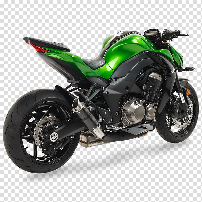 Exhaust system Motorcycle accessories Kawasaki Z1000 Car, 1000 transparent background PNG clipart