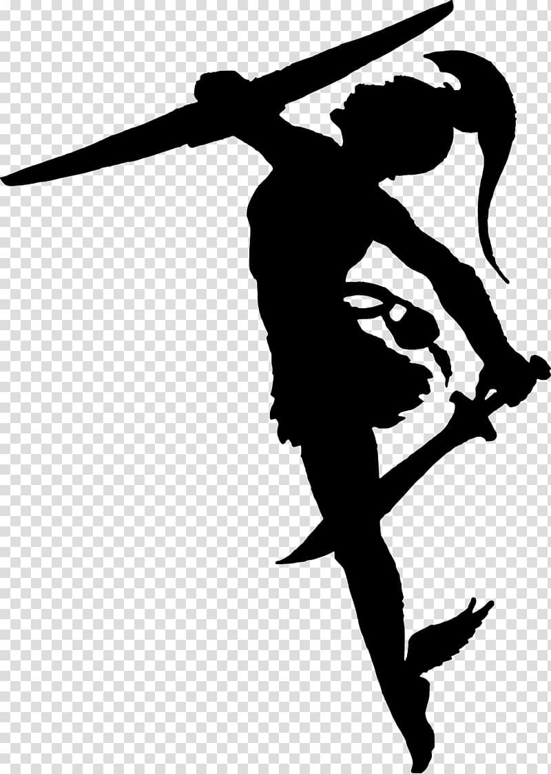 Perseus with the Head of Medusa Perseus and the Gorgon Andromeda, Warrior Silhouette transparent background PNG clipart