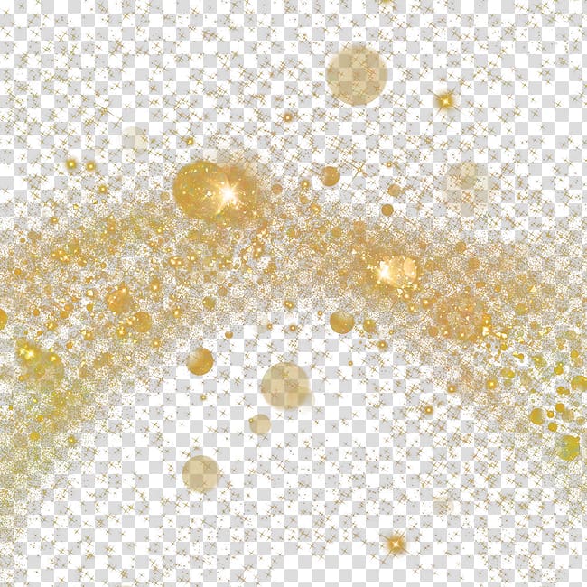 Light Dust Particle Gold , Spot gold spot, gold glitters transparent background PNG clipart