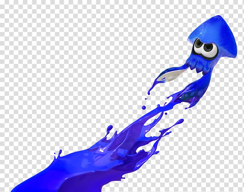 blue squid , Splatoon 2 Squid as food Octopus, squid transparent background PNG clipart