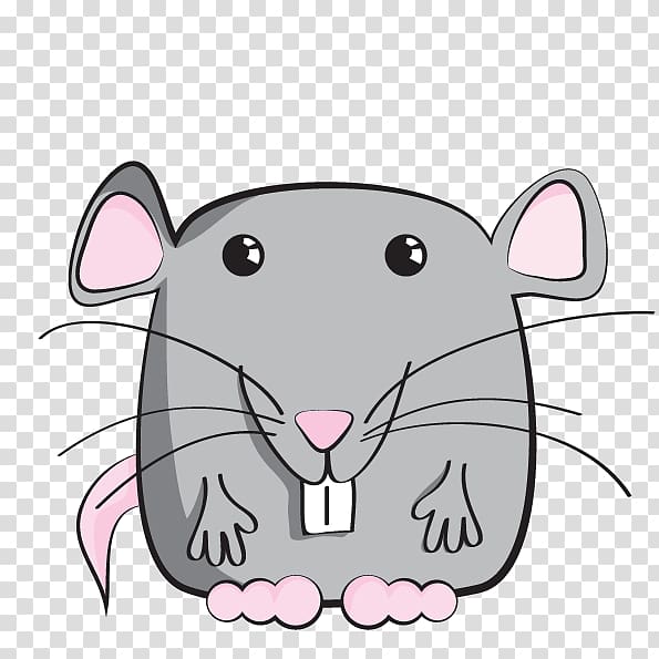 Computer mouse Cartoon, Little Mouse transparent background PNG clipart