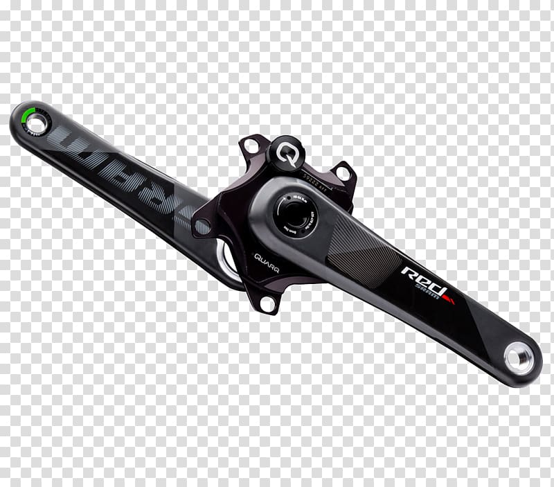 Bicycle Cranks SRAM Corporation Cycling power meter Quarq Red dZero Compact GXP Powermeter Crank, red x hero transparent background PNG clipart