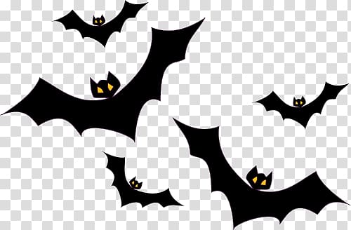 flock of bats , Bat transparent background PNG clipart