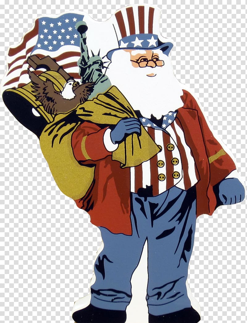 Santa Claus United States Uncle Sam Christmas , uncle transparent background PNG clipart