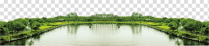 Landscape, Lake landscape material transparent background PNG clipart
