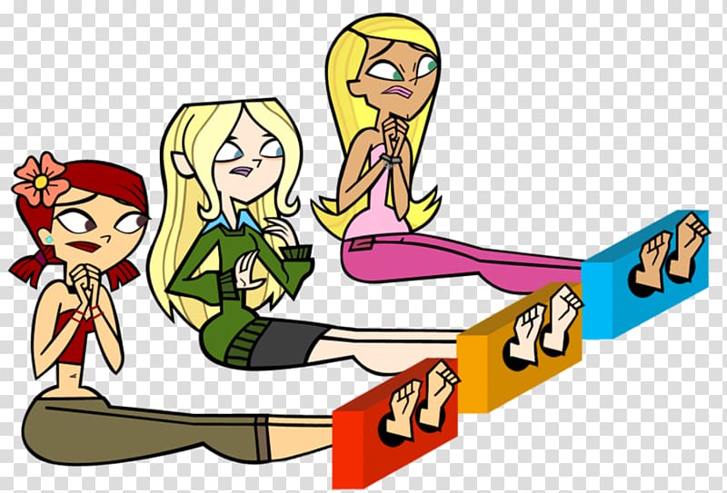 Gwen Duncan Chris McLean Leshawna Total Drama: Revenge of the Island, three cheers for sweet revenge transparent background PNG clipart