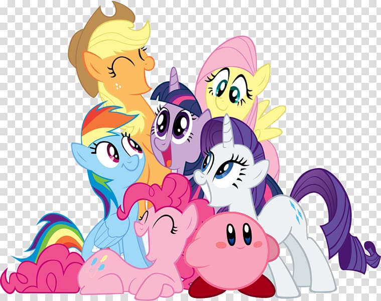 Pinkie Pie Rainbow Dash Rarity Applejack Pony, My little pony transparent background PNG clipart