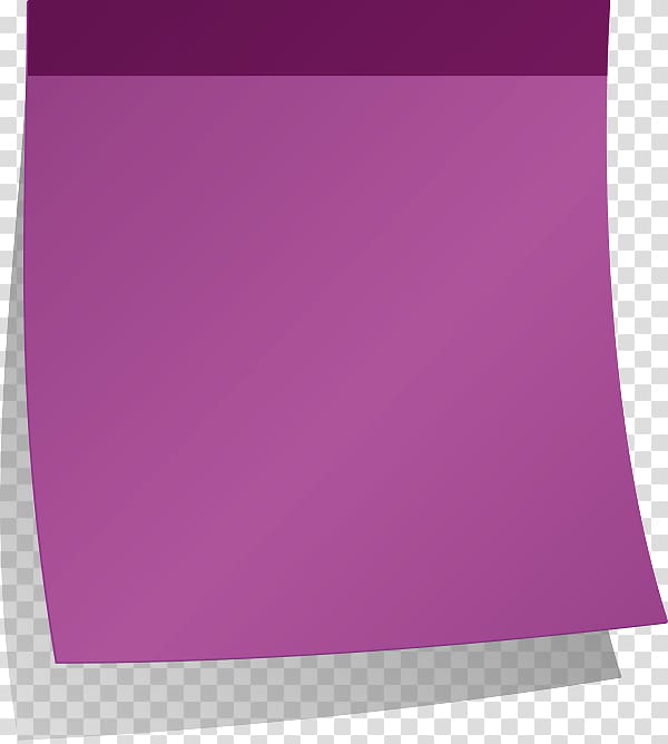 Paper Sticker , purple notes transparent background PNG clipart