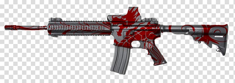 M4 carbine Airsoft Guns Rifle Close Quarters Battle Receiver, weapon transparent background PNG clipart