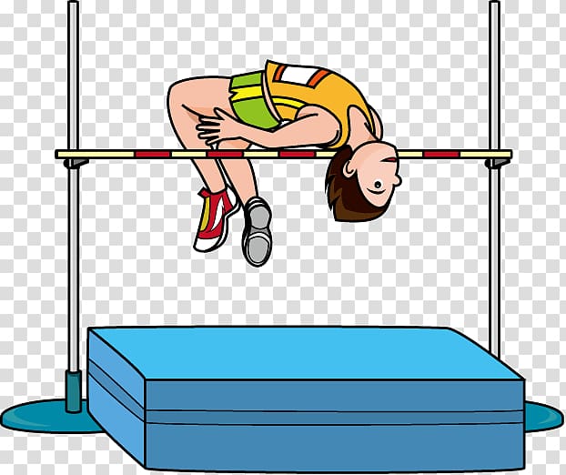 High jump Track & Field Jumping , Stove Cartoon transparent background PNG clipart