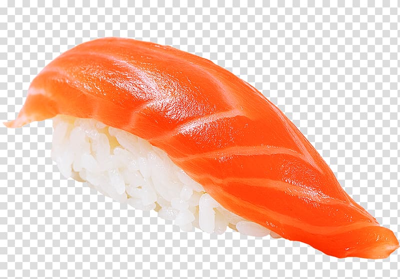 Sushi Makizushi Smoked salmon Japanese Cuisine, sushi transparent background PNG clipart