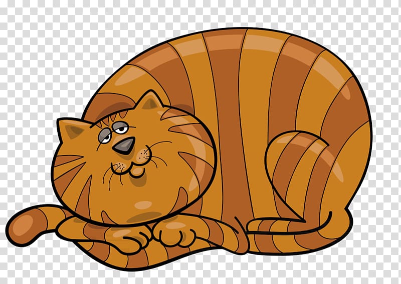 Fat cat , Cartoon Cat transparent background PNG clipart