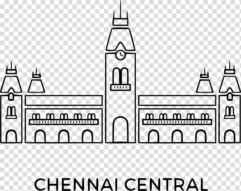 Chennai Central railway station Madras Miscellany Computer Icons , central transparent background PNG clipart