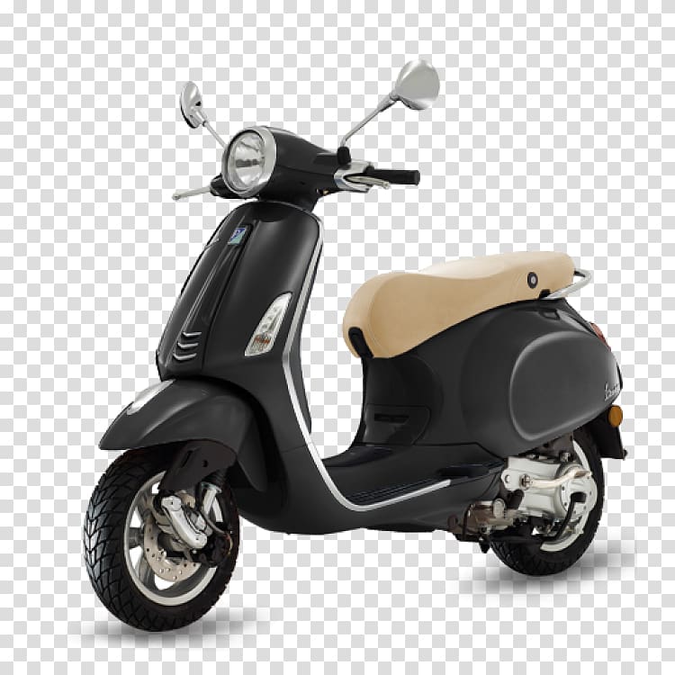 Scooter Vespa Piaggio Motor vehicle Four-stroke engine, vespa transparent background PNG clipart