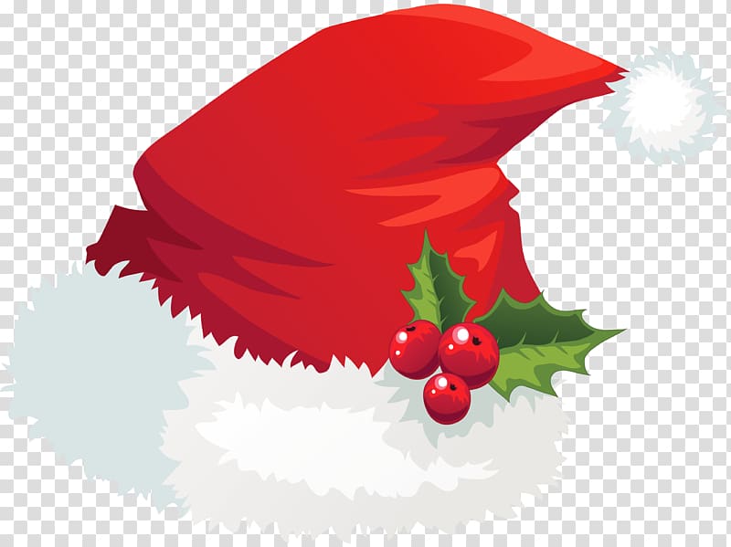 Santa Claus Santa suit Christmas Hat , Mistletoe transparent background PNG clipart
