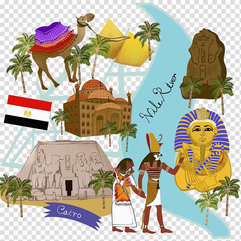 egyptian camels transparent background PNG clipart