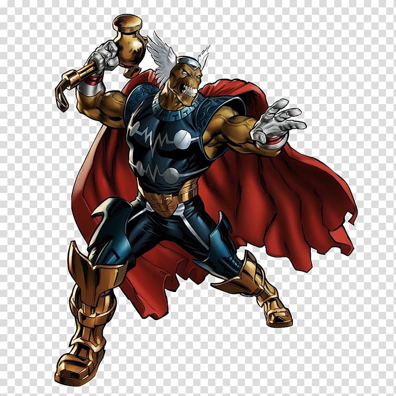 Marvel: Avengers Alliance Thor Beta Ray Bill Surtur Ares, Thor transparent background PNG clipart