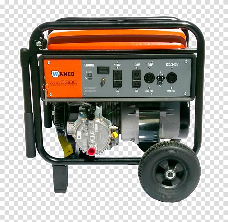 Electric generator Engine-generator Electric motor Gasoline Electricity, Generators transparent background PNG clipart