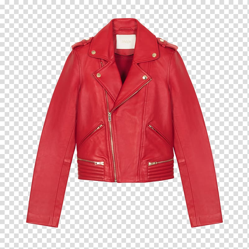 Leather jacket Flight jacket Coat Blouson, jacket transparent background PNG clipart