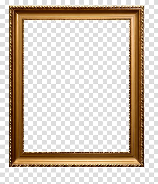 square brown frame, frame Icon, Golden frame transparent background PNG clipart