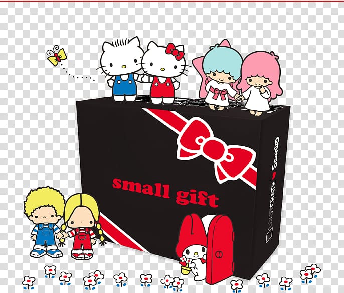 Hello Kitty Sanrio Crate Box Brand, box transparent background PNG clipart