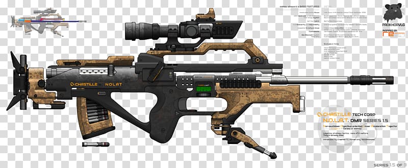 Weapon Firearm Dungeons & Dragons Science Fiction Role-playing game, machine gun transparent background PNG clipart