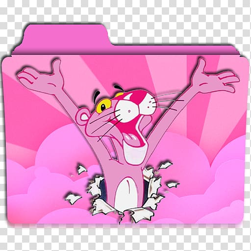 The Pink Panther Birthday Cartoon, others transparent background PNG clipart