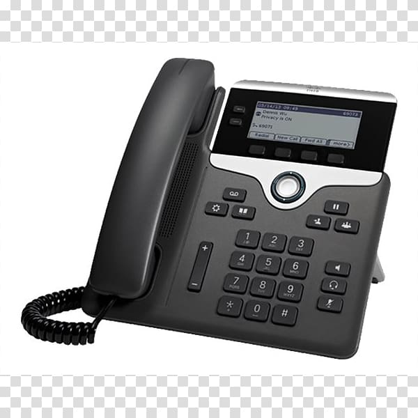 VoIP phone Session Initiation Protocol Voice over IP Cisco Systems Cisco 7821, Cisco Discovery Protocol transparent background PNG clipart