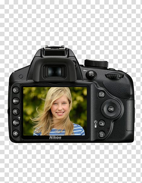 Nikon D3200 Nikon D3300 Nikon D3400 Digital SLR Nikon AF-S DX Nikkor 35mm f/1.8G, Camera transparent background PNG clipart