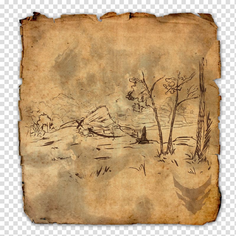 The Elder Scrolls Online Treasure map The Elder Scrolls II: Daggerfall, treasure your time map transparent background PNG clipart