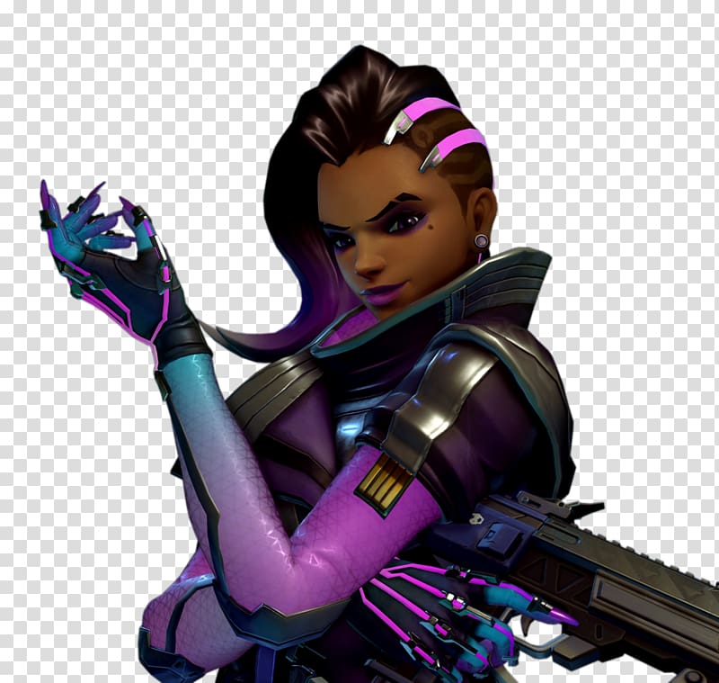 Overwatch animated media Sombra 2018 Overwatch League season Characters of Overwatch, others transparent background PNG clipart