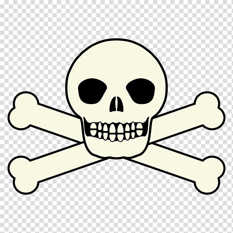 Skull and crossbones , Free Skull transparent background PNG clipart