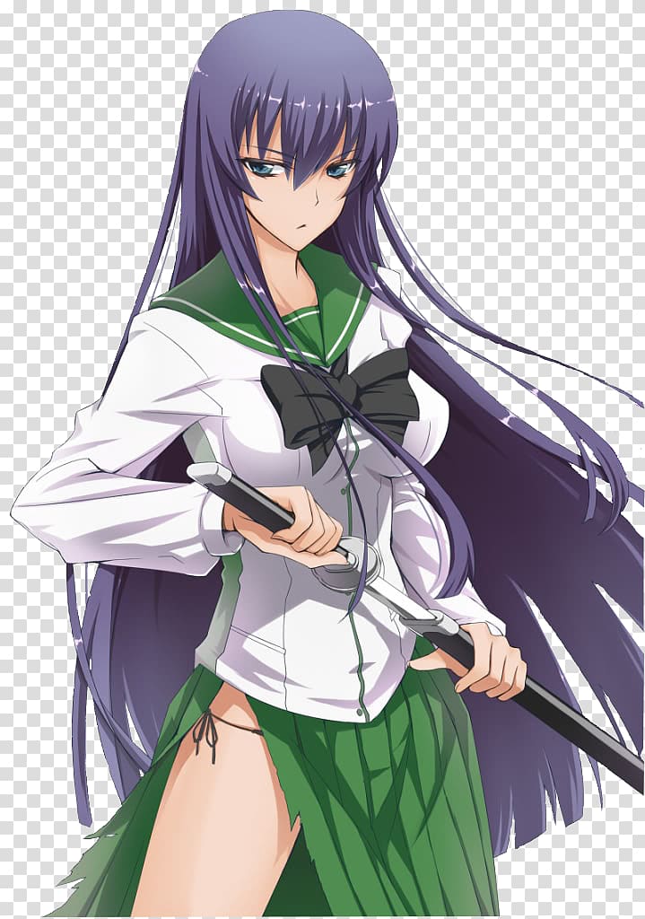 Highschool of the Dead Yuno Gasai Manga Fan art, manga transparent background PNG clipart