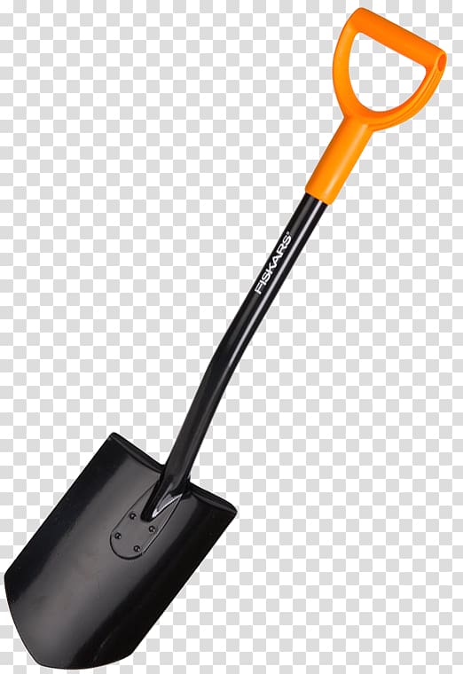 black and orange steel shovel, Shovel , Shovel transparent background PNG clipart