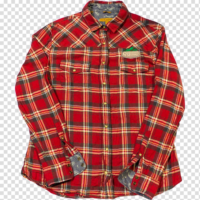 T-shirt Sleeve Flannel Clothing, Checkered Shirt transparent background PNG clipart
