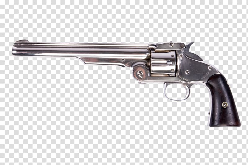 American frontier Weapon Revolver Firearm Gun barrel, pistol transparent background PNG clipart