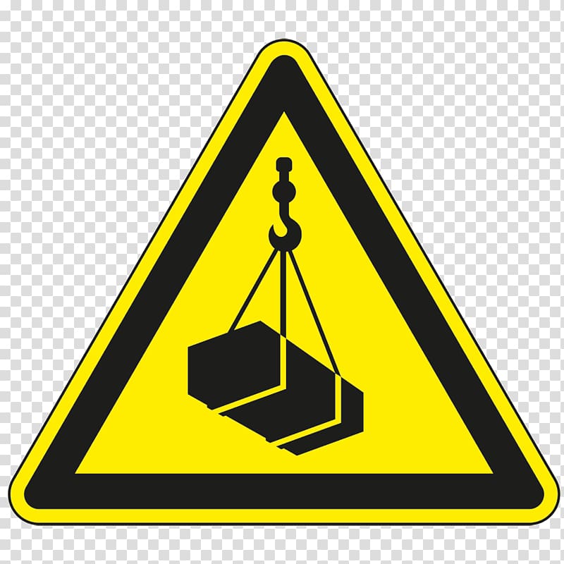 Warning sign Hazard symbol Safety, krane transparent background PNG clipart