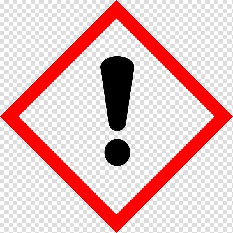 Globally Harmonized System of Classification and Labelling of Chemicals GHS hazard pictograms Hazard Communication Standard, attention transparent background PNG clipart