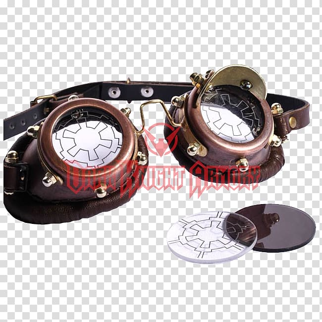 Steampunk fashion Victorian era Gothic fashion Goggles, steampunk gear transparent background PNG clipart